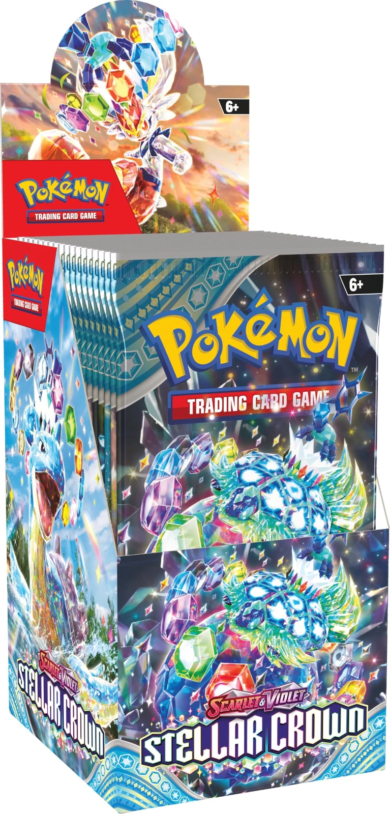 Pokémon TCG: Scarlet & Violet Stellar Crown Half Booster Box (18 Packs)