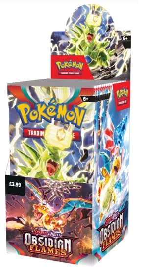 Pokémon TCG: Scarlet & Violet-Obsidian Flames Half Booster Box (18 Pac – Premier Roslin